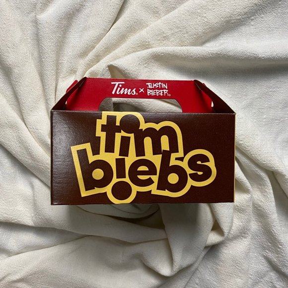 TIM BIEBS | JUSTIN BIEBER x TIM HORTONS | Tim biebs Box - Picture 1 of 1